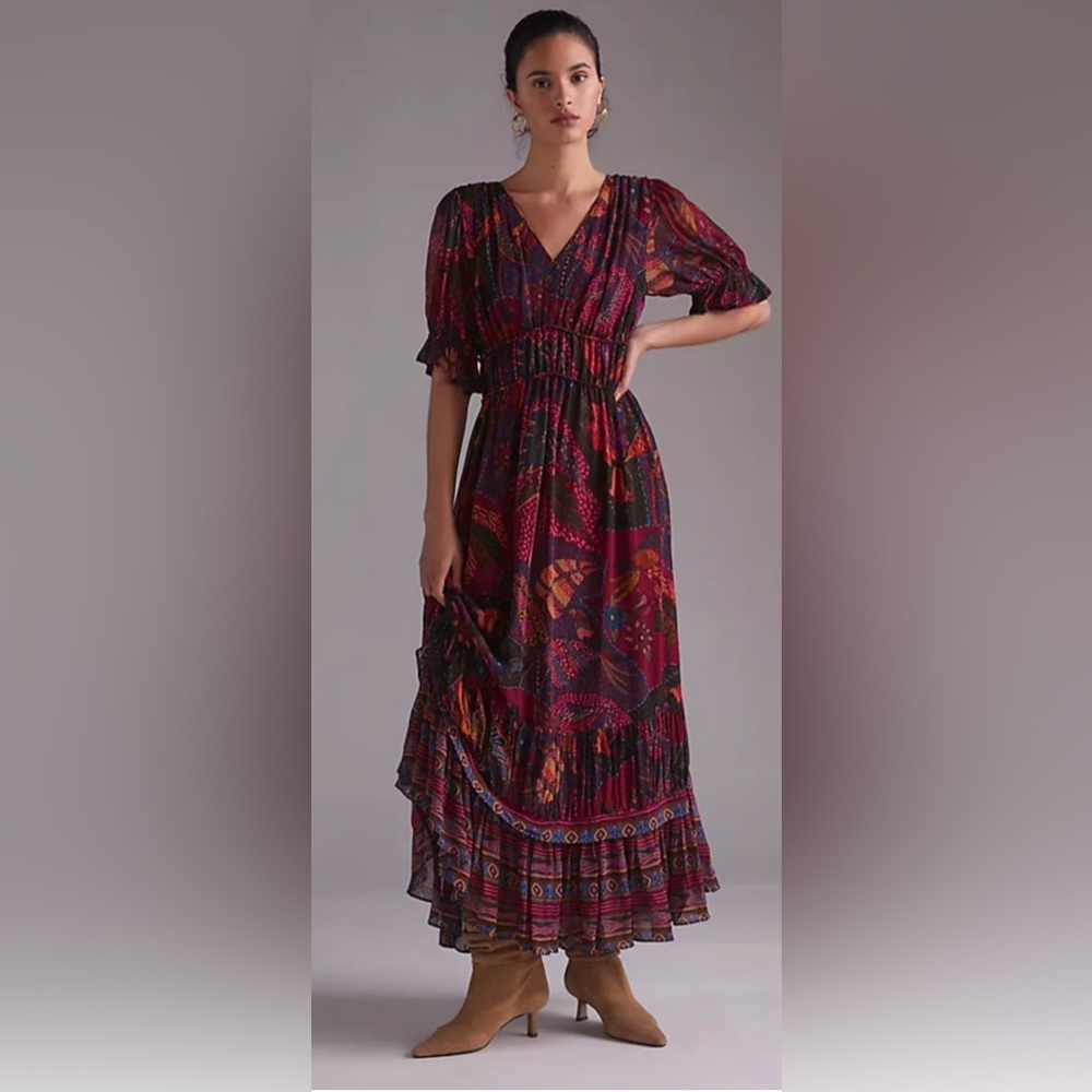Farm Rio Floral Maxi Dress